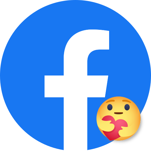 Facebook Emoticons Post Reaction | Care 🥰