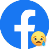 Facebook Emoticons Post Reaction | Sad 😢